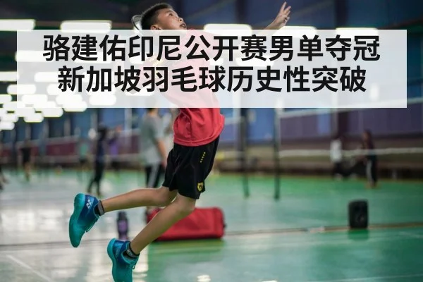 骆建佑印尼公开赛男单夺冠 新加坡羽毛球历史性突破